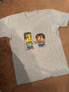 Troy and Abed 8 Bit T Shirt Community TV Show
